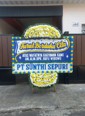 Papan Bunga Duka di Pahuwato